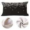 EKOBLA Shiny Diamond Throw Pillow Cover White Crystal Sparkle Gemstone