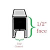 1/2" U zinc Came for Stained Glass Works : 8