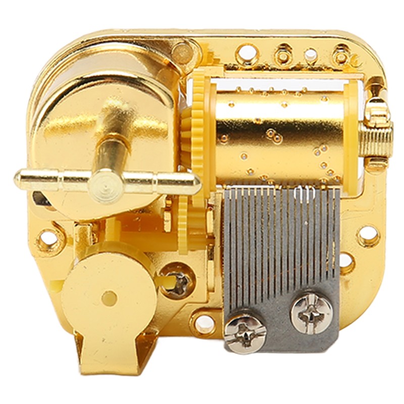 Music Box Movement Golden Clockwork Music Box Windup Musical Mechanism