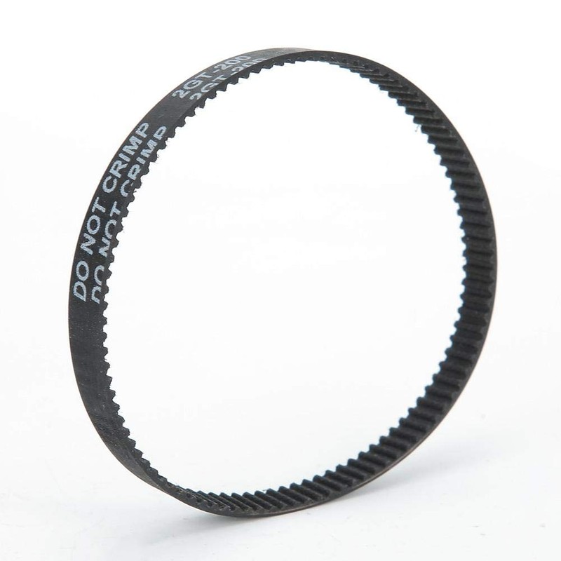 5 Pieces/Pack Timing Belt, GT2-6 mm Rubber Black Synchronous Closed