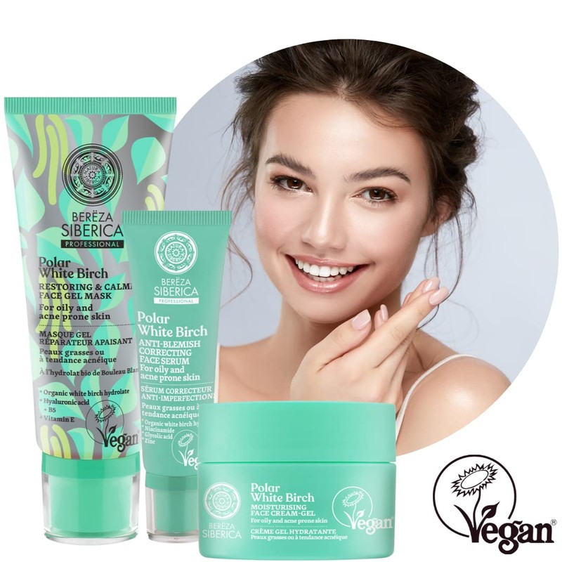 Polar White Birch. Moisturizing face cream-gel