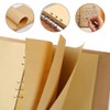 6 Pack A5 Refill Paper, 6 Hole Kraft Paper, Blank,