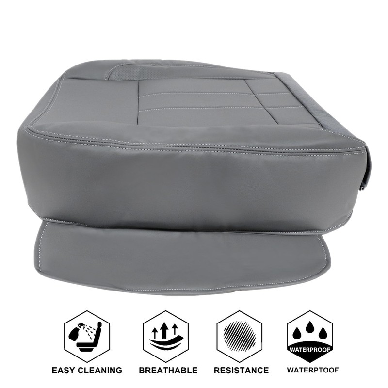 NLQR Front Driver and Passenger Side Bottom Replacement Seat Covers