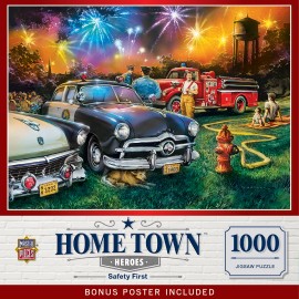 MasterPieces - Hometown Heroes - Safety First 1000 Piece Jigsaw Puzzle