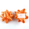 Worlds Orange Confetti Gift Bows Star Gift Bows for Christmas