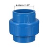 sourcing map 40mm X 40mm PVC Pipe Fitting Union Solvent