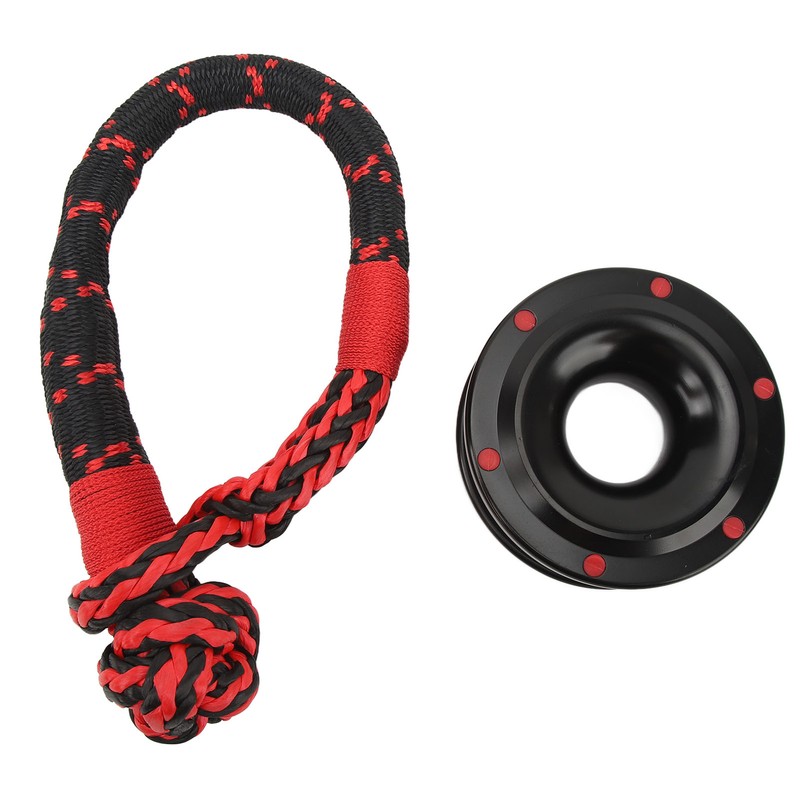 Rope Retention Pulley Soft Shackle Combo 22000lbs Heavy Duty for