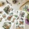 OLYCRAFT 3pcs/Set Wildlife Animal Rub on Transfers for Furniture and
