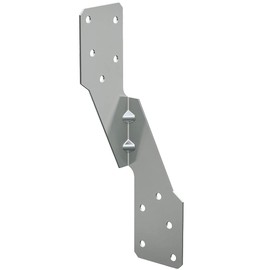 (50 PCS) Hurricane Straps Brackets H2.5A 18-Gauge Galvanized Hurricane Tie 25ct Heavy Duty Hurricane Straps (50pcs Left Tie)