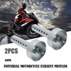 TOTMOX 1 x 35 mm universal motorcycle exhaust silencer DB