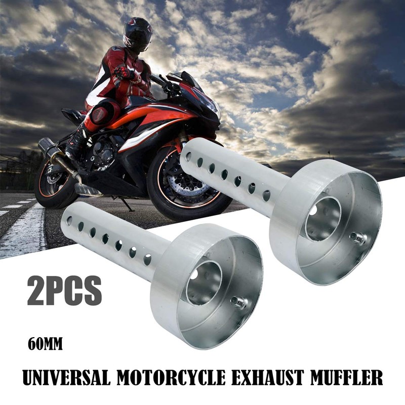 TOTMOX 1 x 35 mm universal motorcycle exhaust silencer DB