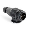 Wiltec Trailer Plug 13-Pin 12 V Nylon Adaptor for Car