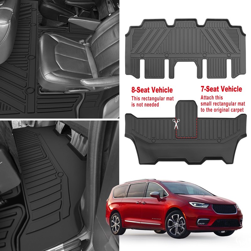 for 2017-2025 2026 Chrysler Pacifica/Voyager 7 or 8 Seater Floor