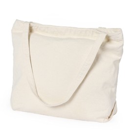 Etercycle Women's Canvas Tote Bag, Casual Shoulder Bags Big Capacity Hobo Bags with Interior Pocket for School Shopping Work Travel (White)