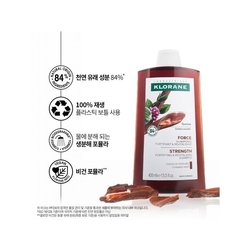 chlorane Klorane Quinine Edelweiss Shampoo 200ml x 2 / 클로란