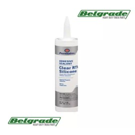 Permatex 80855 Clear RTV Silicone Adhesive Sealant, 11 oz.
