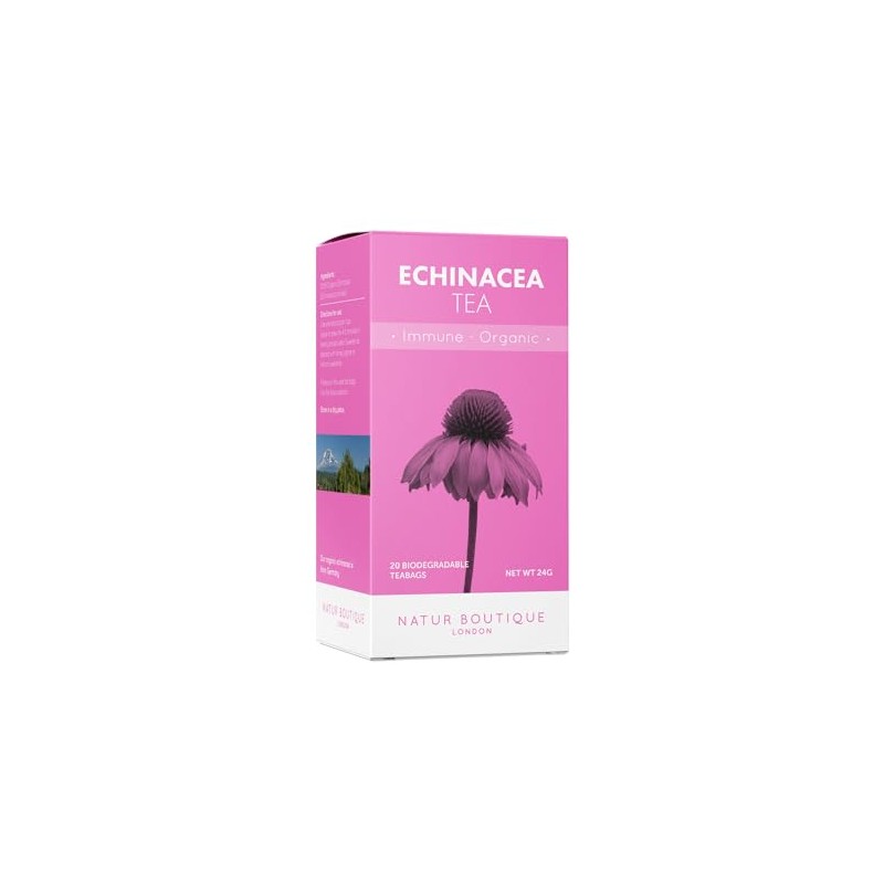 Organic Echinacea Tea 20 teabags, Pack of 6 (120 teabags)