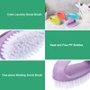 PATIKIL Laundry Scrub Brush Cleaning Brush with D Handle Purple