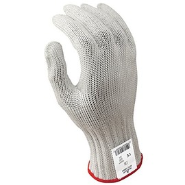 SHOWA 917C D/Flex HPPE Yarn Fiber Glove, Right Hand Dotted Palm Grip, 7 Gauge Seamless Knit, Cut Resistant, X-Small (Pack of 1 Glove)