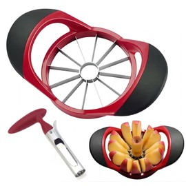 2PCS Apple Cutter, Apple Cutter and Corer, Fruit Corers, Apple Corer Remover, Corer, Apple Slicer, Apple Corer and Slicer, Apple Slicer Cutter & Corer, Apple Corer for Kitchen, Home