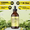 Mullein Drops - Lung Cleanse,120000mg Mullein Leaf Extract for Lungs