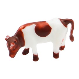 Alnicov 9pcs Farm Animals Figure Models, 1:87 Well Painted Model Cows and figures for HO Scale Model Train Scenery Layout Miniature Landscape NEW