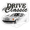 Spreadshirt Drive The Classic Gift Youngtimer Car Fan Sticker, 10