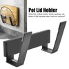 Pot Lid Holder Slidable Wall Mount Chopping Board Storage Rack