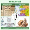 Xinnun 50 Pack Kids Magnifying Glasses Bulk Mini Handheld Magnifier