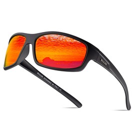 BEALER Polarized Sports Sunglasses for Men Lightweight TR90 Frame Sun Glasses Driving Cycling Fishing UV Protection Shades