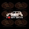 Isakson Designs I Love My Caliber SRT4 Decal Sticker Lowered