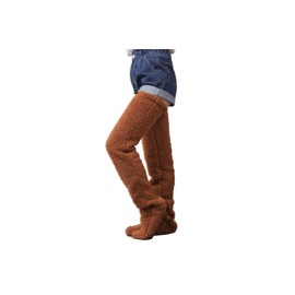 EIKO Room Socks, Leg Cover, Large, For Both Legs, Eiko, Foot, Knees, Heels, Warmers, Braun
