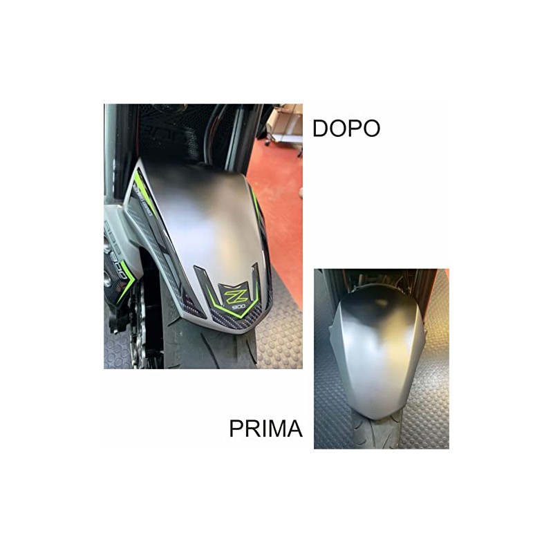 Resin Sticker Mudguard Compatible with Motorcycle Kawasaki Z900 Z 900