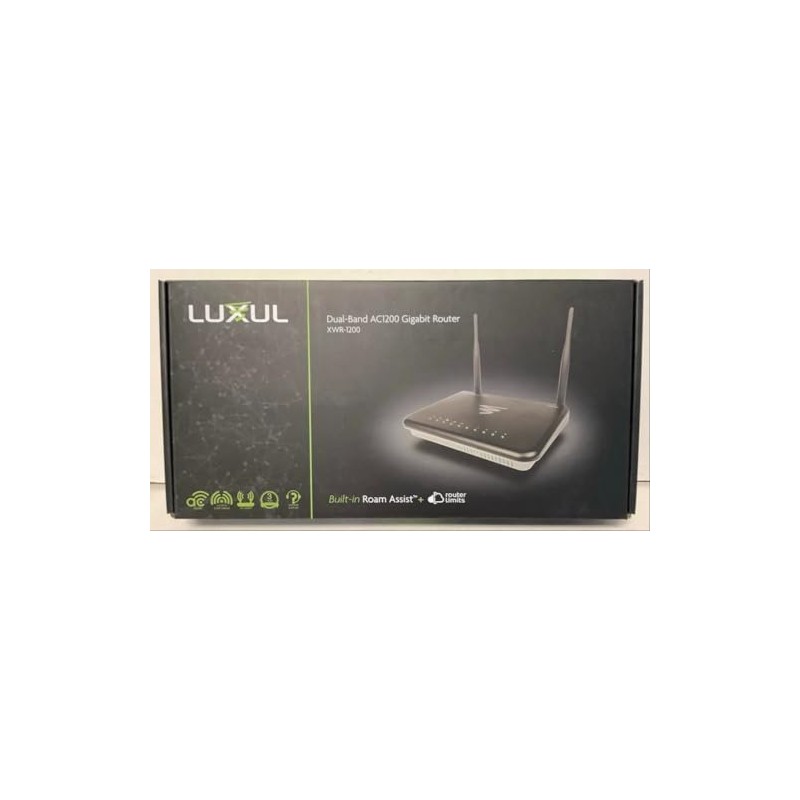 LUXUL Wireless XWR-1200 | Dual-Band Wireless AC1200 GIGABIT Router