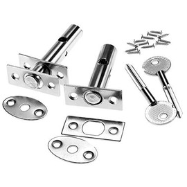 EMSea 2X Security Door Bolts Secure Strong Deadbolt Rack Bolts with Fitting