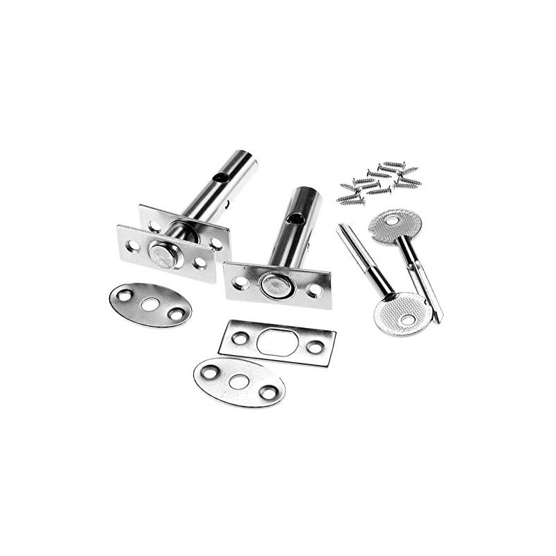 EMSea 2X Security Door Bolts Secure Strong Deadbolt Rack Bolts