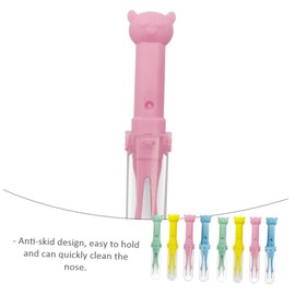 Vaguelly 8pcs Nose Tweezer Set for Toddlers Nose Cleaning Clip Safe Material Random Color
