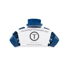 TELETIES - Classic Large Hair Clip - Fall Collection - Hair Claw Clips for Women - Strong Grip, Bendable Teeth, Curved Design - For All Hair Types and Textures - Midnight Rain