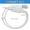 BeiZha Syphon Pump Tube 1.6m Flexible Plastic Hose for Manual