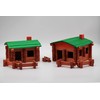 ROY TOY Paul Bunyan 200 pc. Deluxe Log Building Set,