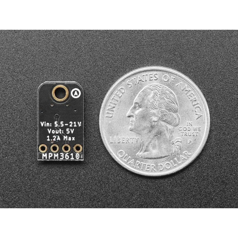 MPM3610 5V Buck Converter Breakout - 21V In 5V Out