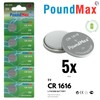 PoundMax CR 1616 Batteries 3v Lithium Button Cell Battery Combo