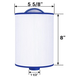 Wowreed Spa Filter Compatible with PMAX50P4, 5CH-35, FC-0300, PAS35P, SD-00780, SD-00650, Baleen AK-90109, 2 Pack