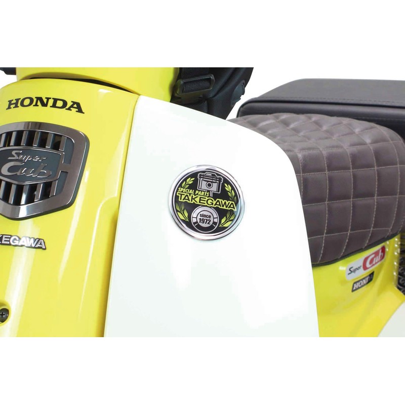 TAKEGAWA 08-01-0051 Special Parts TAKEGAWA Circular Emblem Yellow 2 Piece