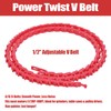 5FT Power Twist V Belt 1/2-Inch x 5 Feet A