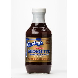 Curley's Famous Mesquite Barbecue Sauce - All Natural - 20 oz