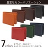 Tochigi Leather TGS-5533 Men's Gusseted Bi-Fold Wallet, Genuine Leather, Made
