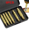 6Pcs Damaged Screw Extractor Speed Out Drill Bits Broken Bolt