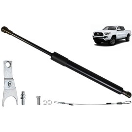 TENKIDOM Pickup Tailgate Assists Compatible with Toyota Tacoma N300 not for N400 2015-2023 Carbon Fiber Lift Supports Rear Gas Dampers Springs Kit No-Drill Bolt-on 1PCS