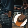NUTUCH Leather EDC Multitool Sheath with Flip Closure | Leather